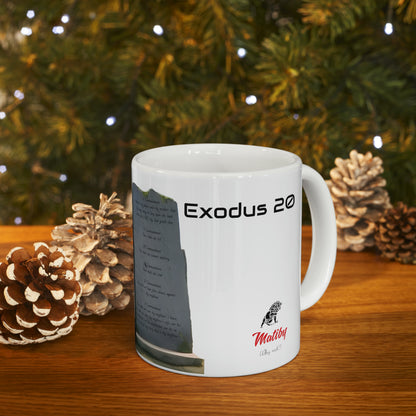 Bible Speaks Exodus 20 Ceramic Mug, 11oz