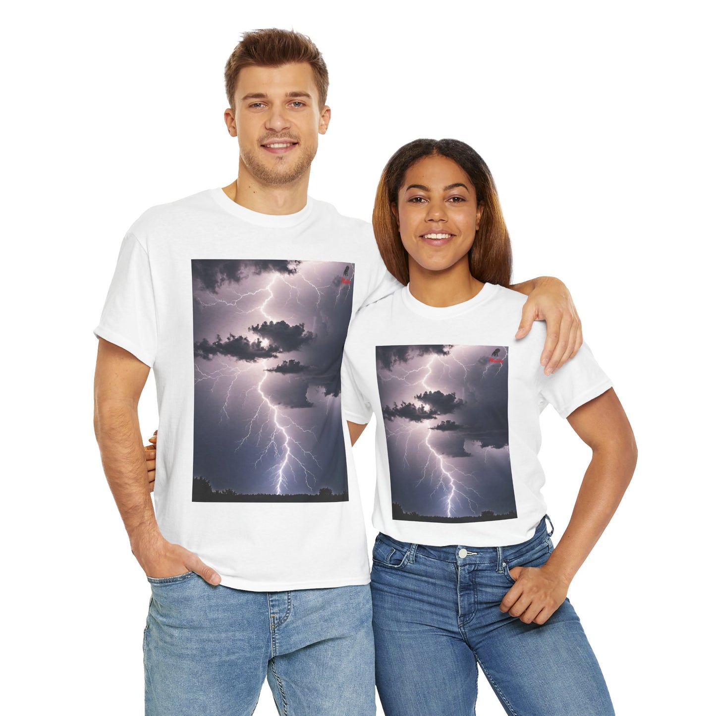 Lightning Style Unisex Heavy Cotton Tee