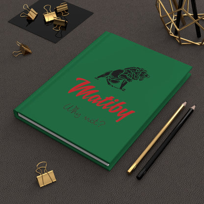 Matiby Hardcover Journal Matte Dark Green