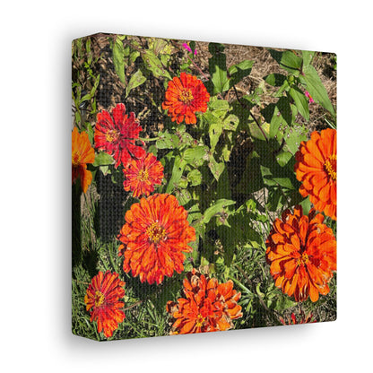 Matiby "Reals" Red Flowers Canvas Gallery Wraps