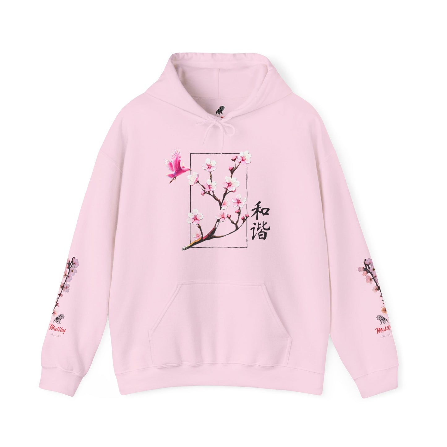 Japanese Cherry Blossom Unisex Heavy Blend™ Hooded Sweatshirt