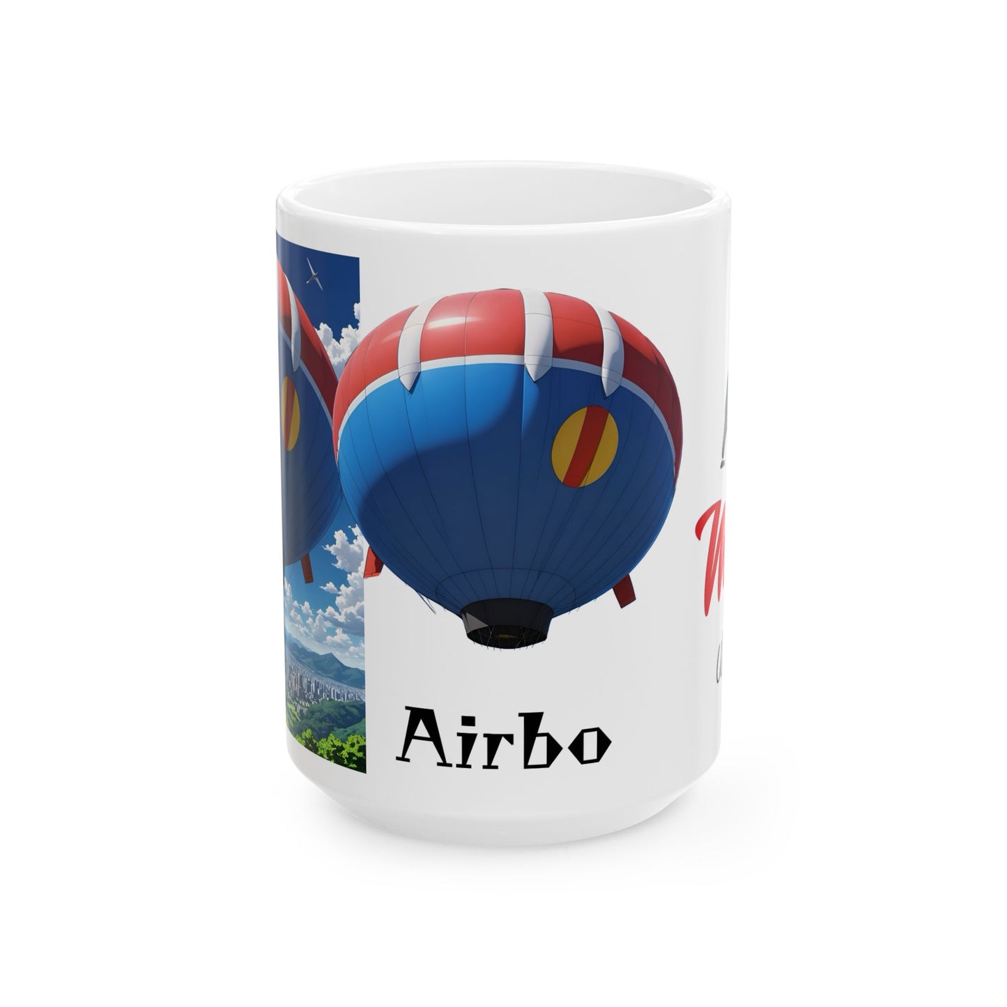 Matiby Airbo Ceramic Mug, (11oz, 15oz)