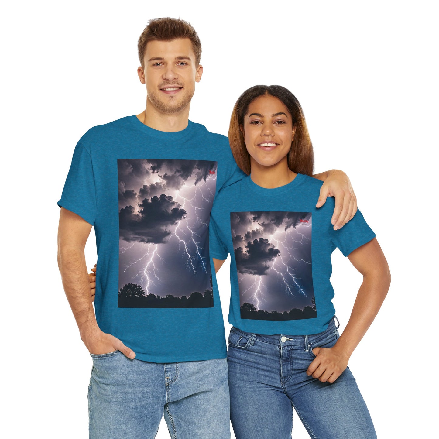 Lightning Style Unisex Heavy Cotton Tee