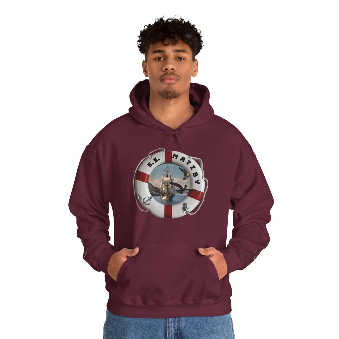 Nautical S.S. Matiby Unisex Heavy Blend™ Hooded Sweatshirt