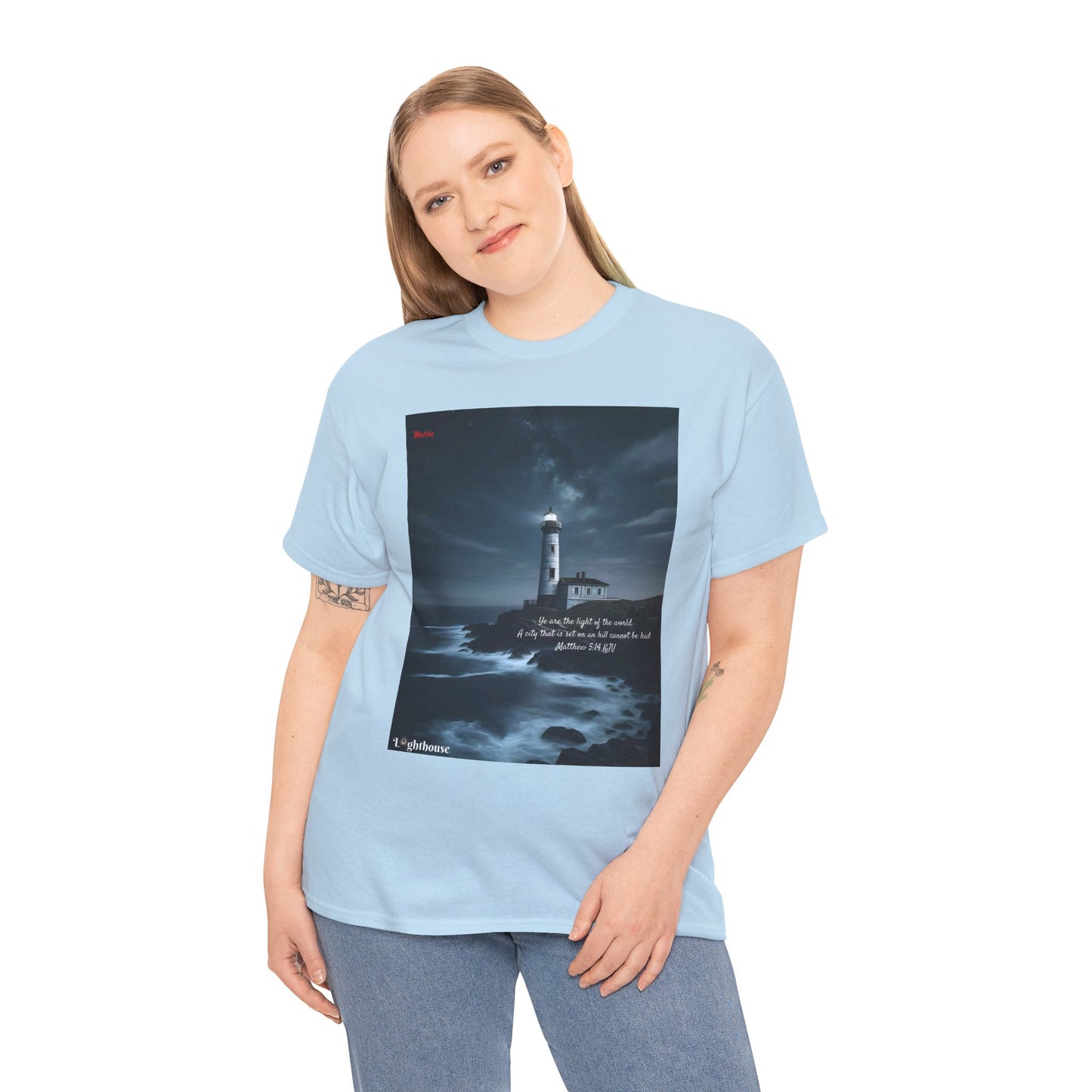 Lighthouse Unisex Heavy Cotton Tee