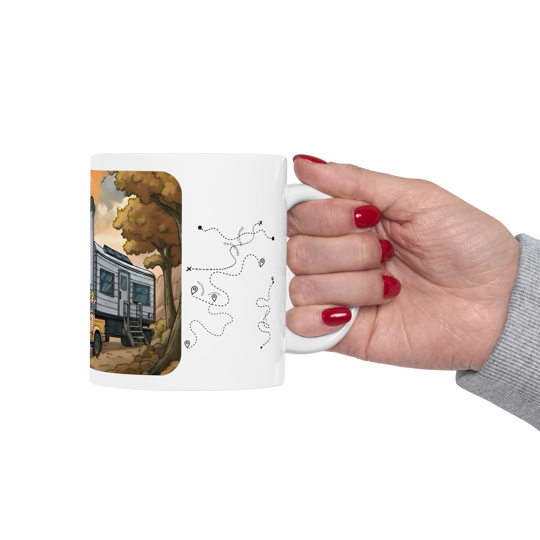 Sunshine State Pickup Trucks #3 Trailer Home White Ceramic Mug – Celebrating Companionship, Creativity & Life’s Little Wonders Cup (11oz/15oz)