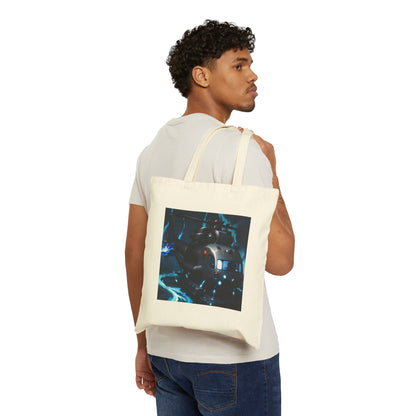 Helicopter Cotton Canvas Tote Bag