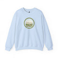 Relaxing Nature Birds Scenic Crewneck Sweatshirt —"I Choose My Way" Free As A Bird Circle Design