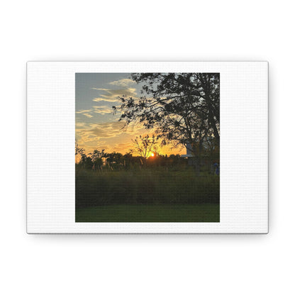 Sunset White Canvas Gallery Wraps