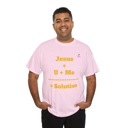 Jesus+U+Me Unisex Heavy Cotton Tee