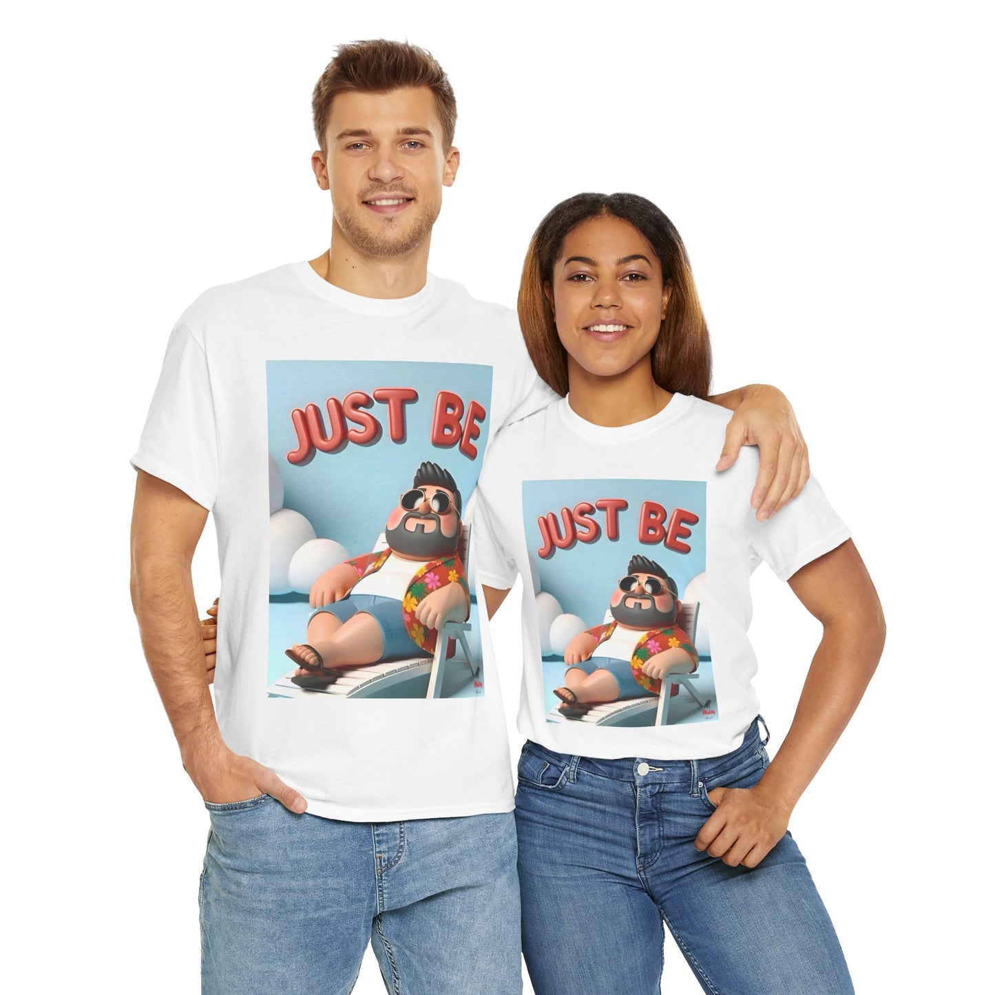 Just Be Unisex Heavy Cotton Tee