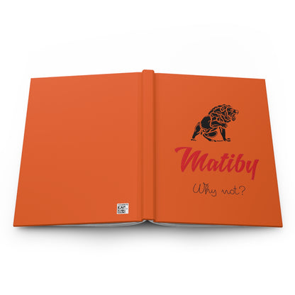 Matiby Hardcover Journal Matte Orange