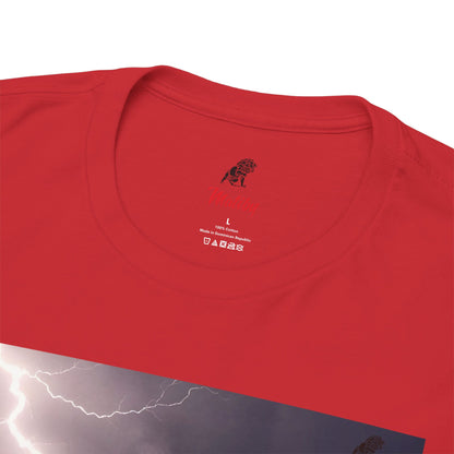 Lightning Style East West Unisex Heavy Cotton Tee