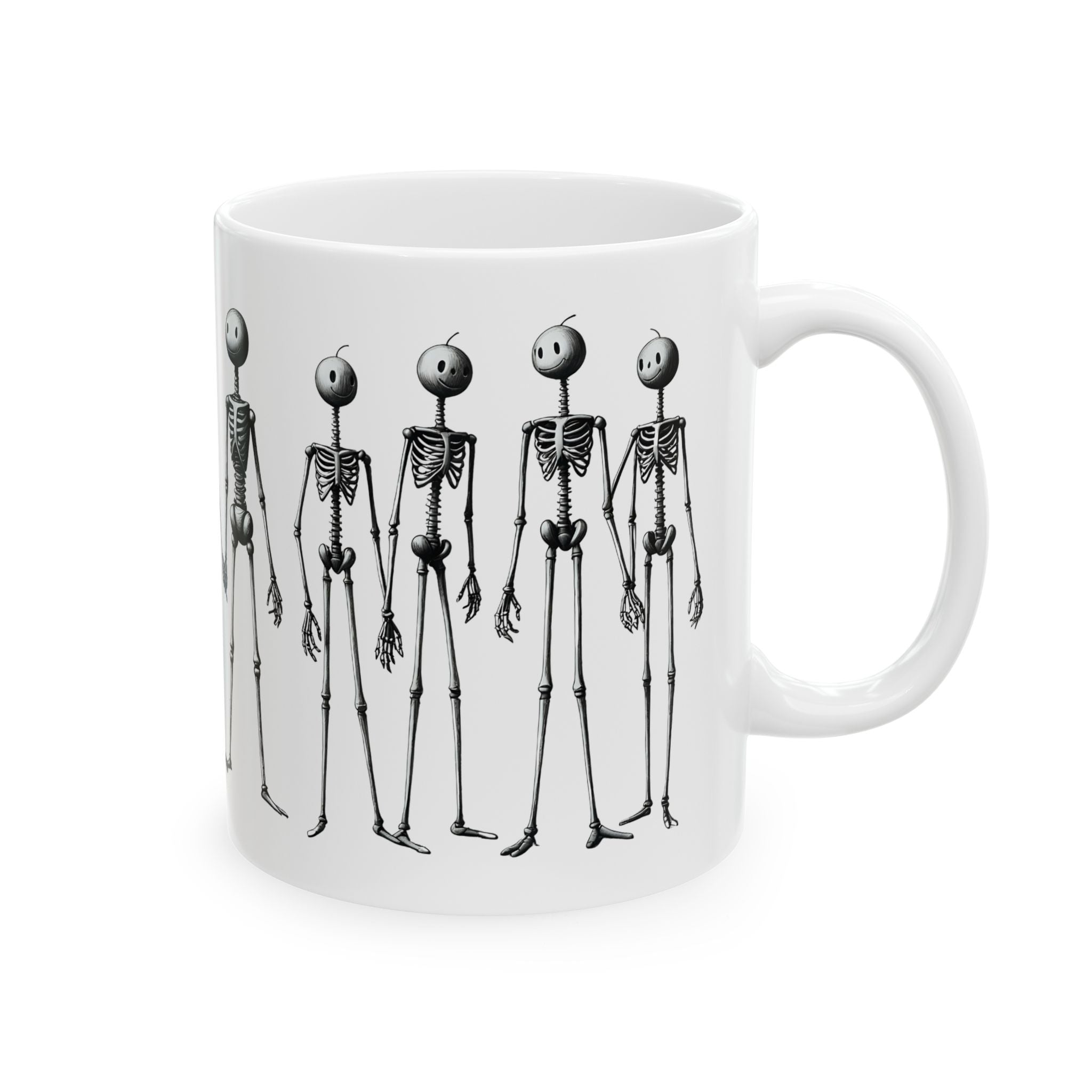 The Stick-To-It Species #11 White Ceramic Mug – Anatomy of Optimism Cup 11oz/15oz