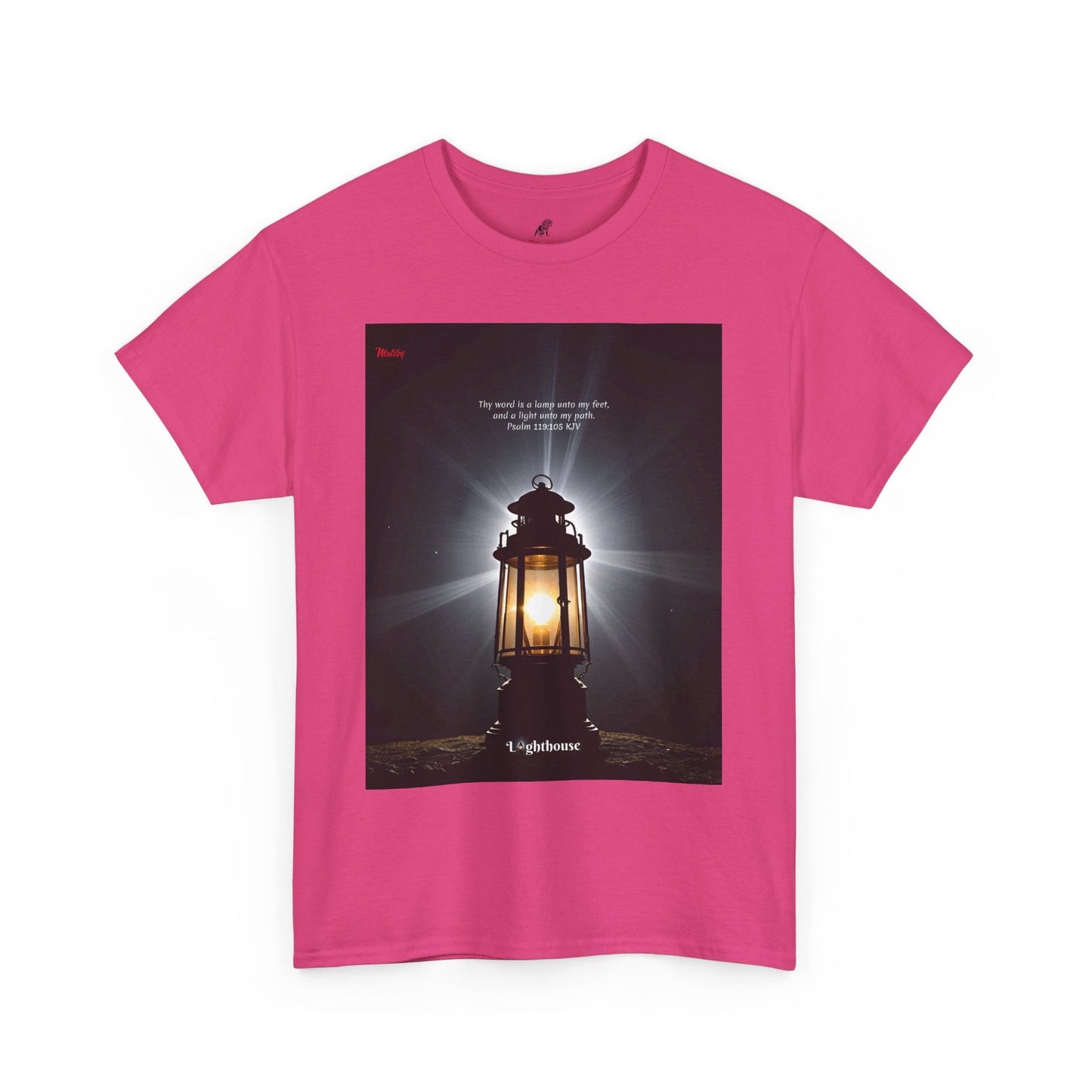 Lighthouse Psalm 119 Unisex Heavy Cotton Tee