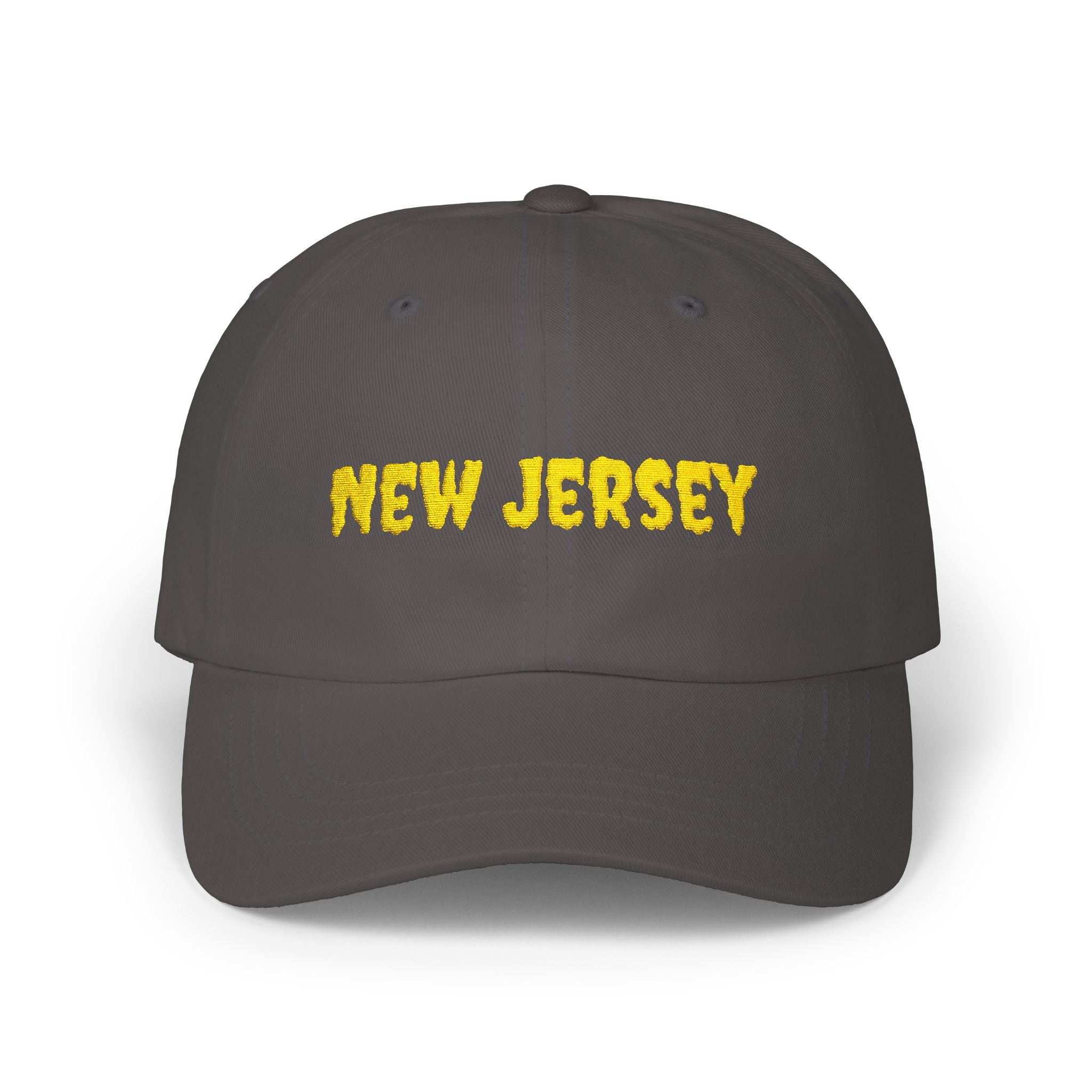 New Jersey United States of America Gold Embroidered Classic Dad Cap | NJ 3rd USA Baseball Hat