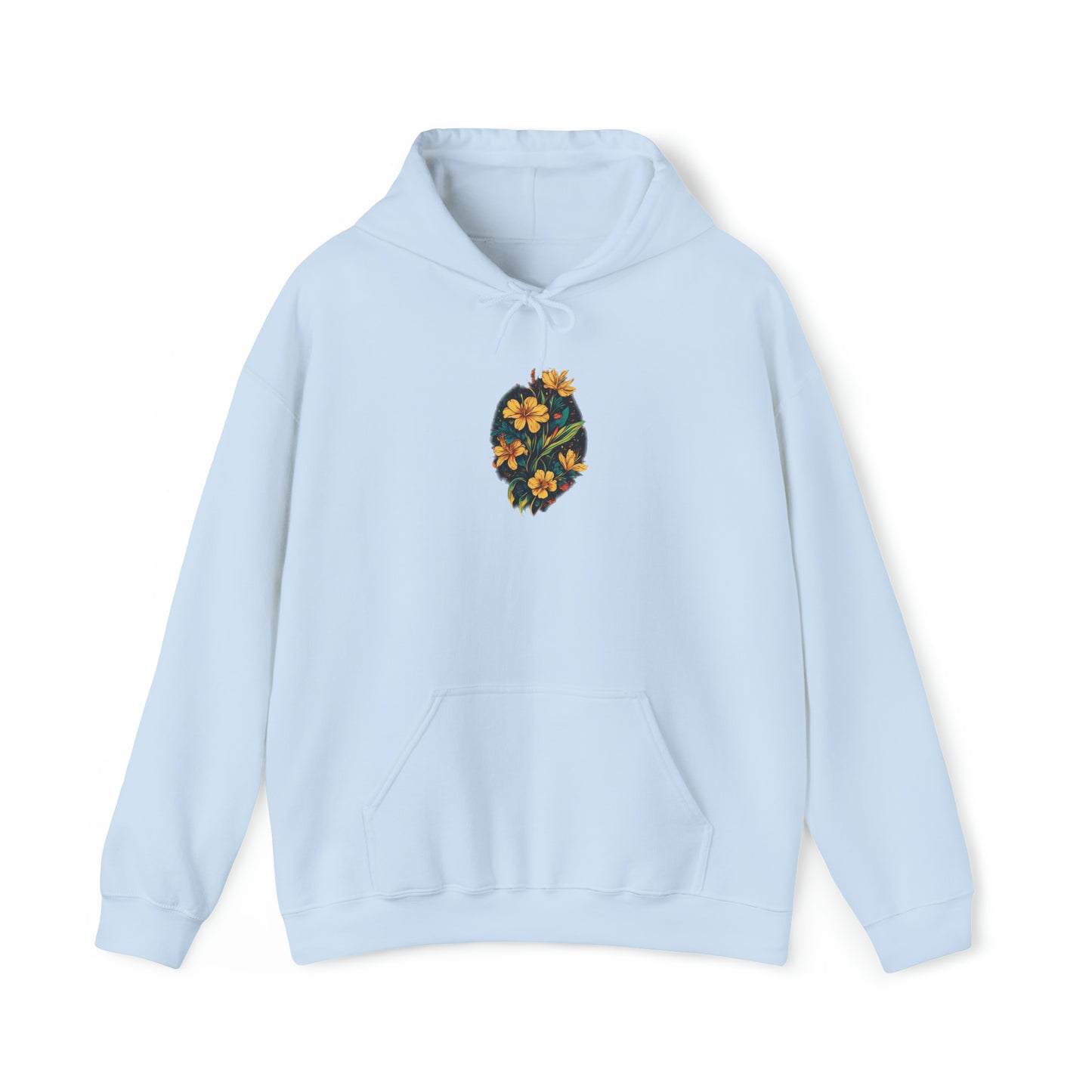 Floral Unisex Heavy Blend™ Hooded Sweatshirt