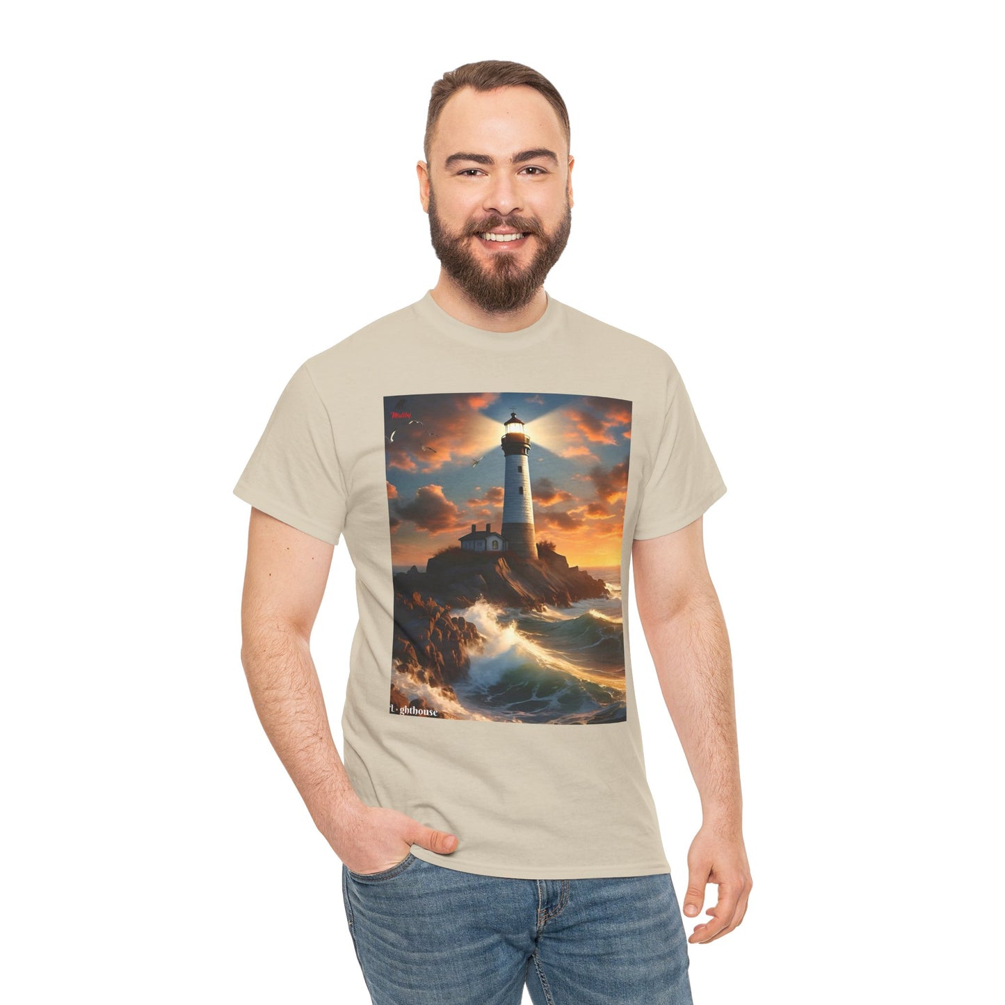 Lighthouse Unisex Heavy Cotton Tee