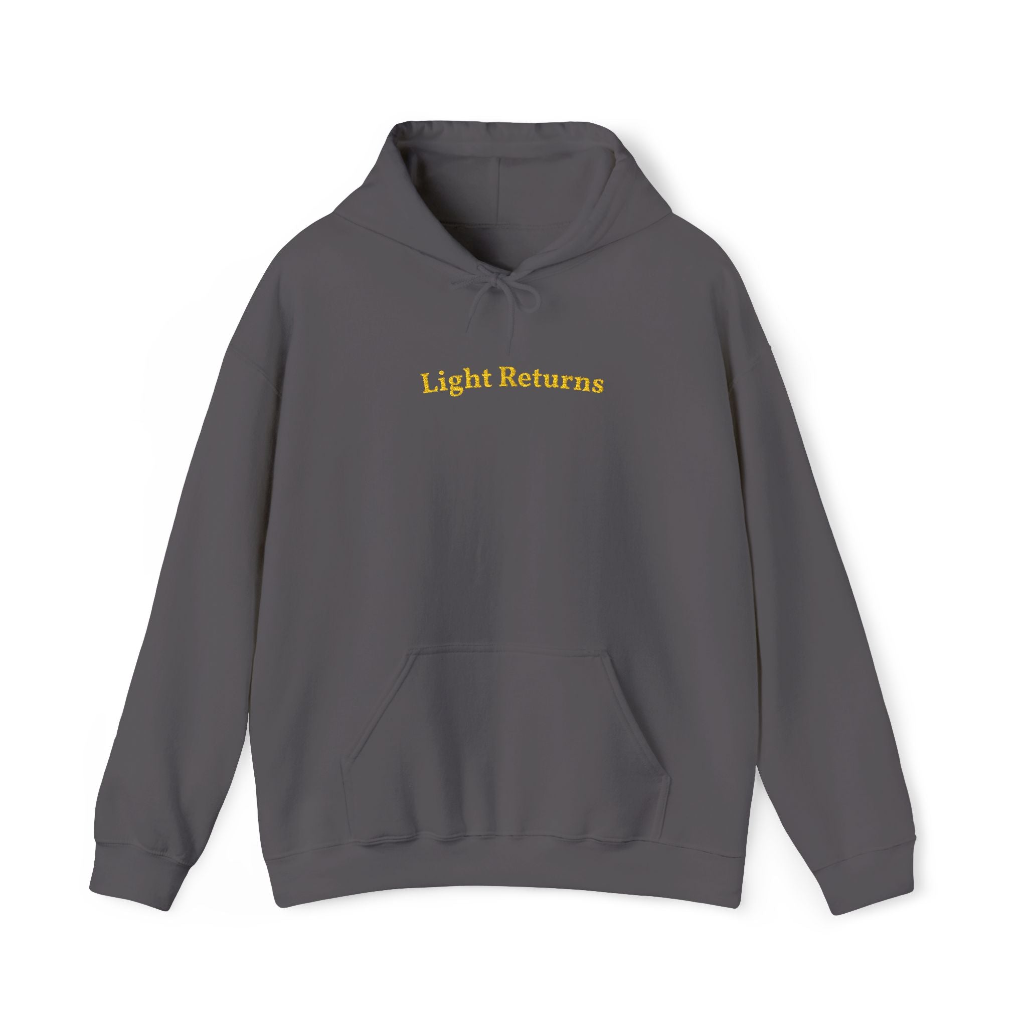 Light Returns Gold Embroidered Unisex Heavy Blend Hooded Sweatshirt, Strength And Hope Hoodie