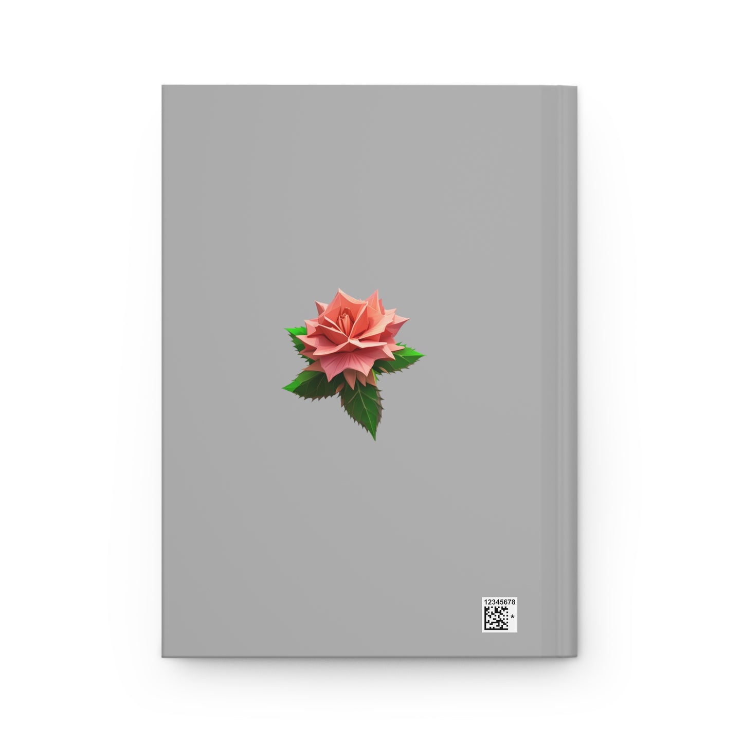 Rose Hardcover Journal Matte Light Grey