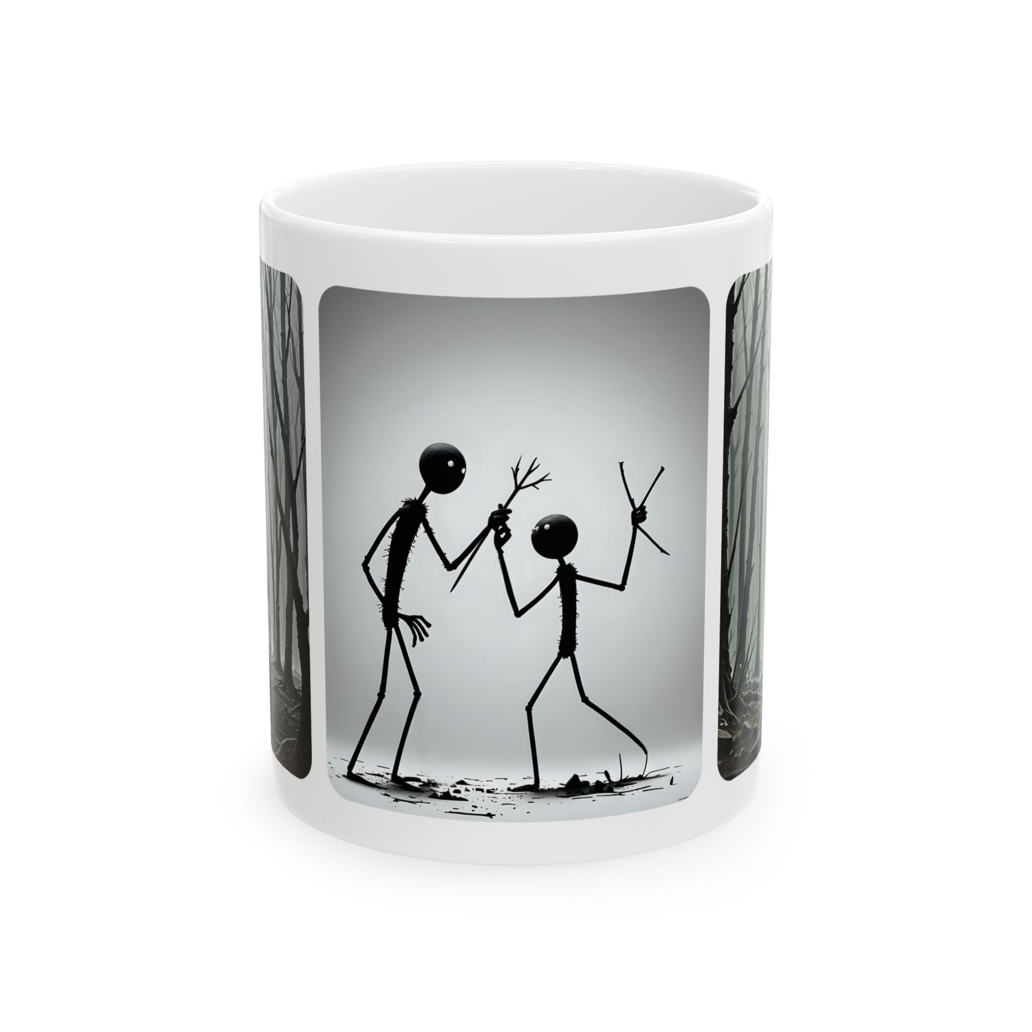 The Stick-To-It Species #9 White Ceramic Mug – Anatomy of Optimism Cup 11oz/15oz