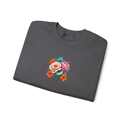 Matiby Flower Unisex Heavy Blend™ Crewneck Sweatshirt