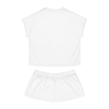 Matiby Women's White Short Pajama Set (AOP)