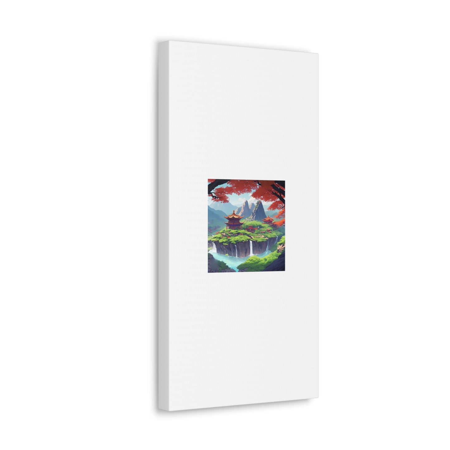 Artzy Gardens White Canvas Gallery Wraps