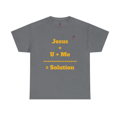 Jesus+U+Me Unisex Heavy Cotton Tee