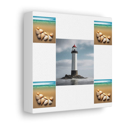 Lighthouse White Canvas Gallery Wraps