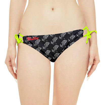 Matiby Lion Loop Tie Side Bikini Bottom (AOP)