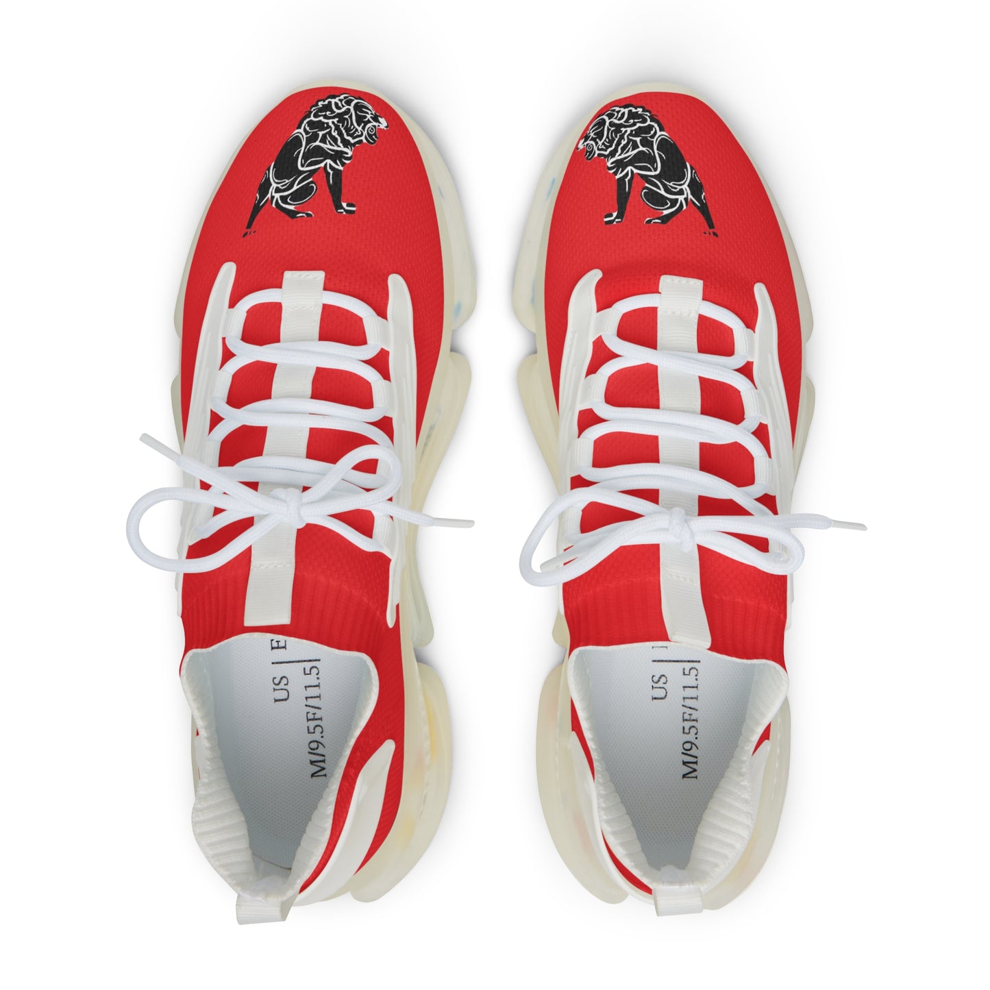 Men's "Rojo" Red Mesh Sneakers