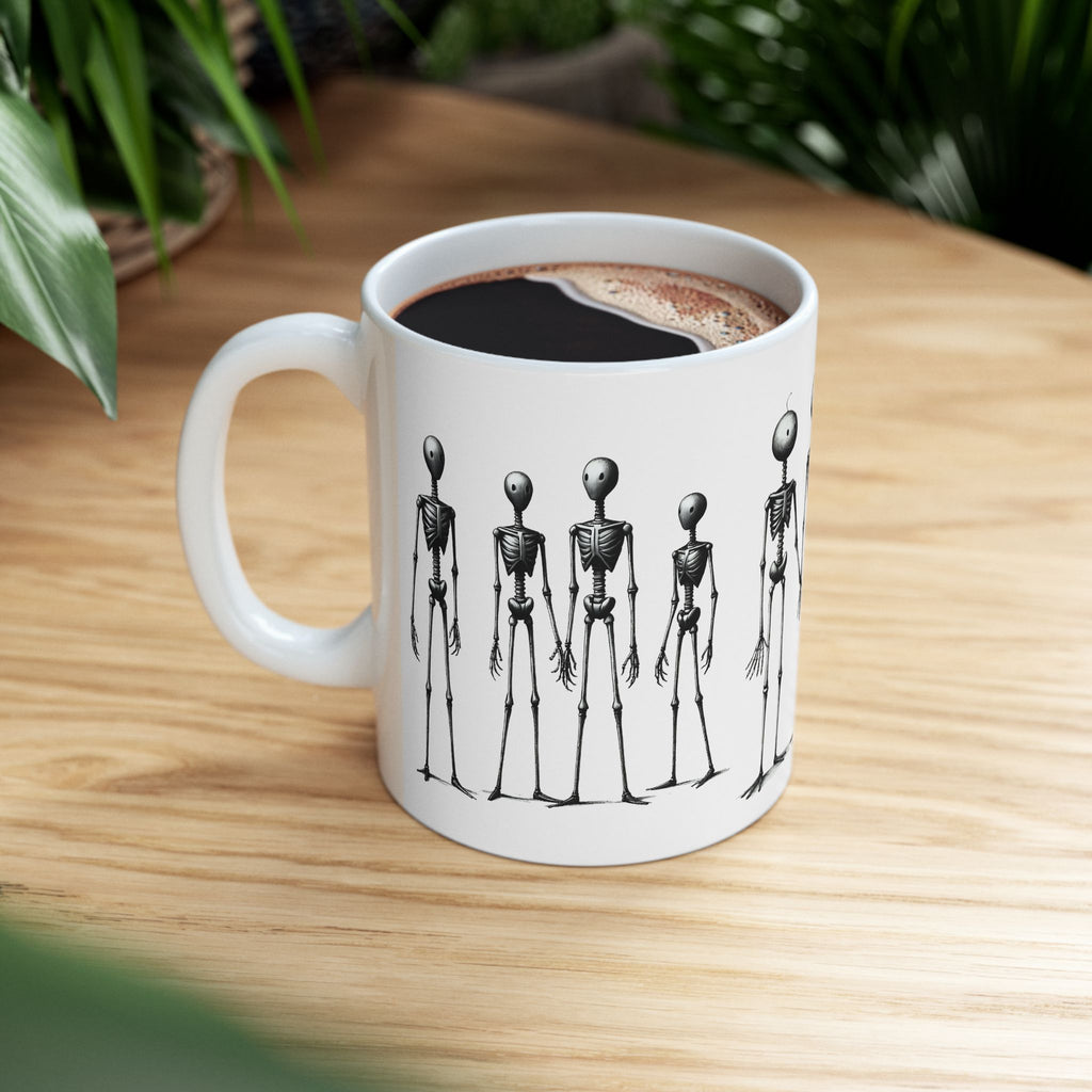 The Stick-To-It Species #19 White Ceramic Mug – Anatomy of Optimism Cup 11oz/15oz