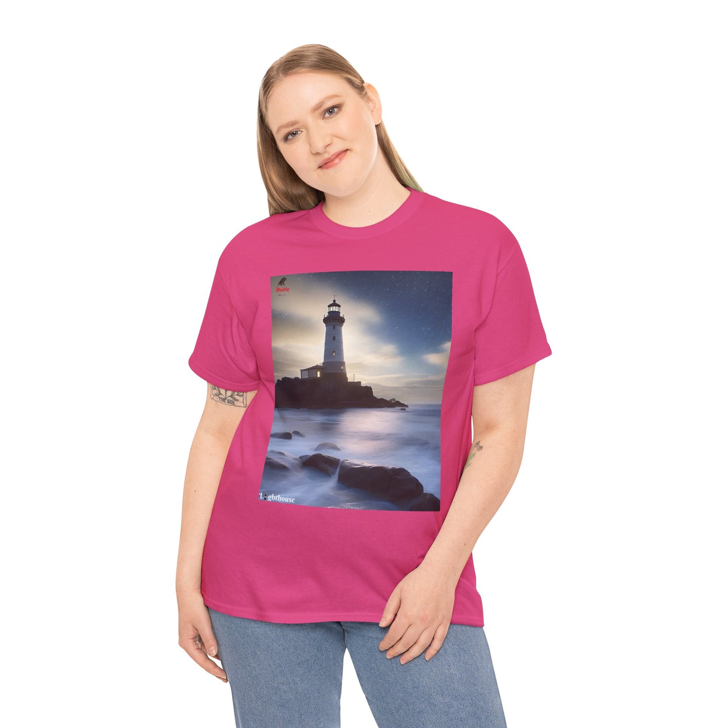 Lighthouse Unisex Heavy Cotton Tee