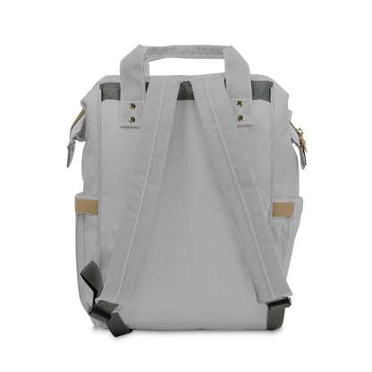 Multifunctional Diaper Backpack Light Grey