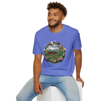 Floral Landscape Unisex Softstyle T-Shirt