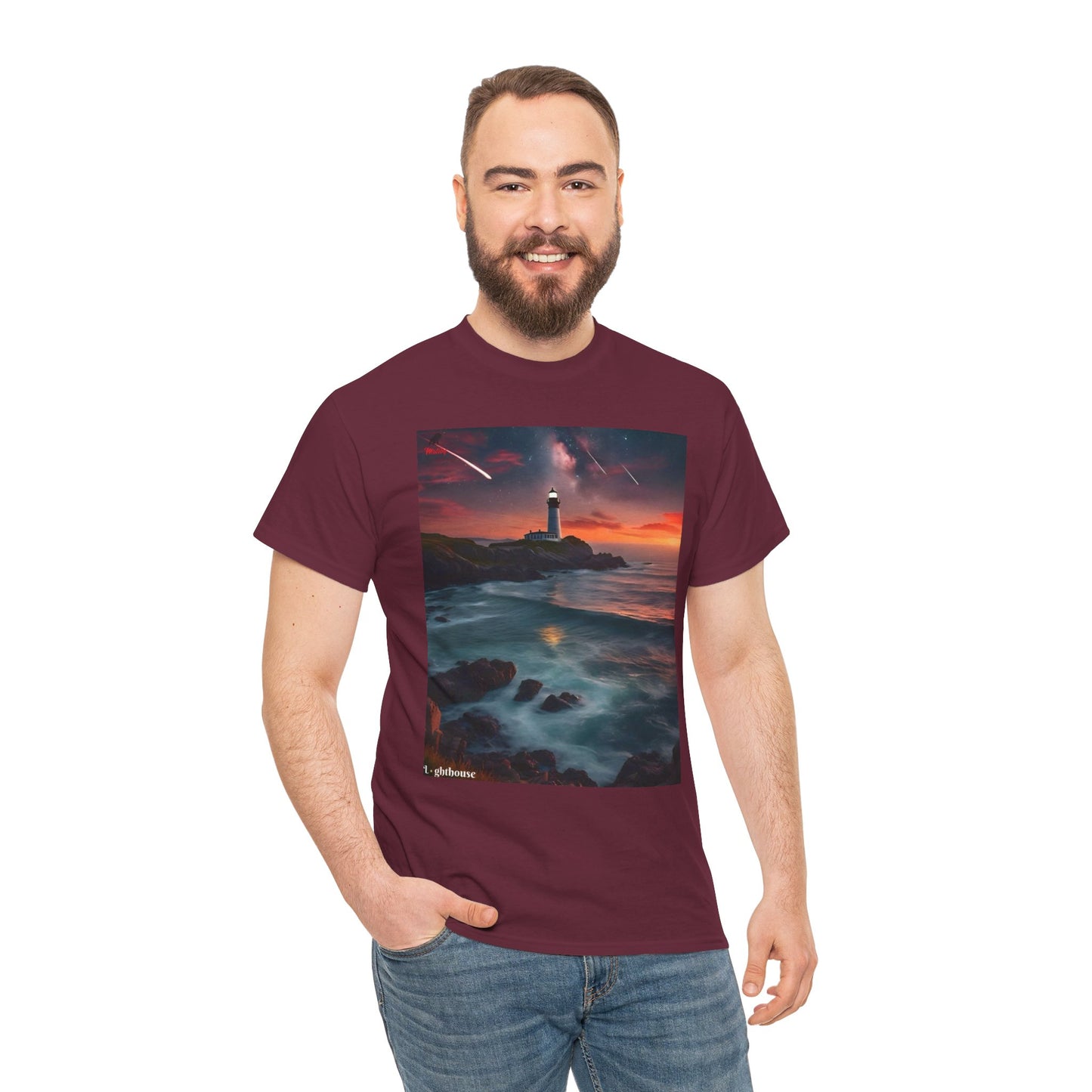 Lighthouse Unisex Heavy Cotton Tee