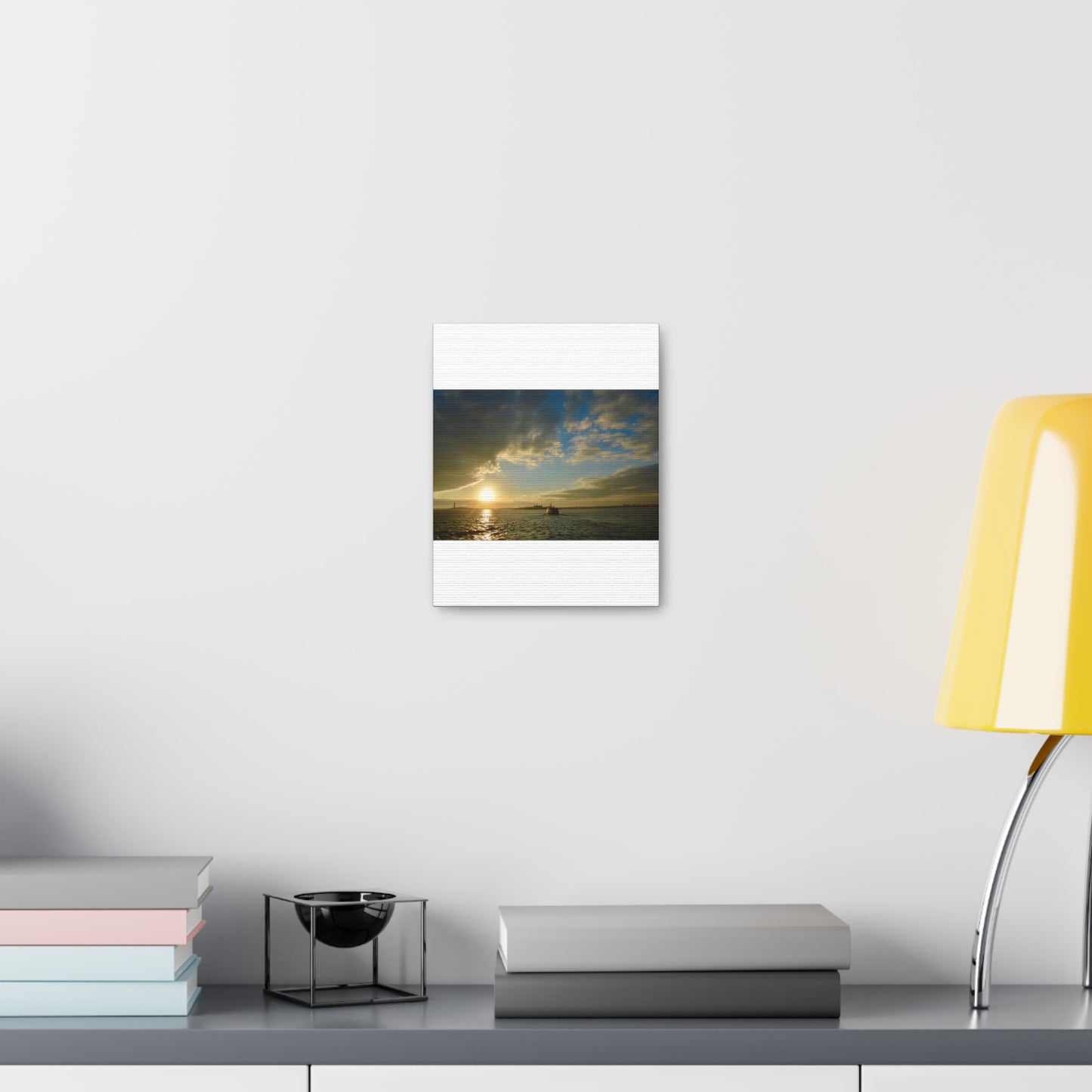 Sunset White Canvas Gallery Wraps