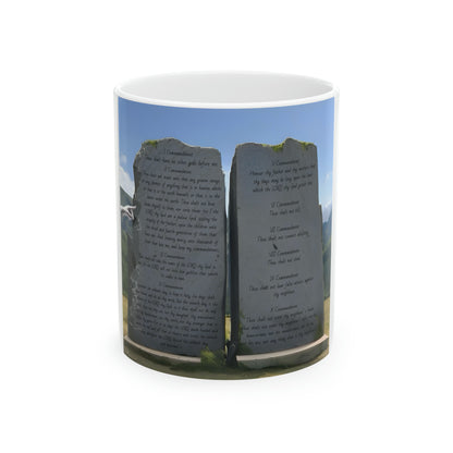 Bible Speaks Exodus 20 Ceramic Mug, 11oz