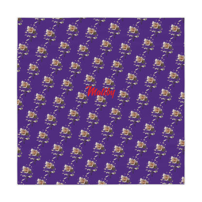 Matiby Purple Flower Tablecloth