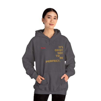 Matiby "It's okay not to be perfect" Unisex Heavy Blend™ Hooded Sweatshirt