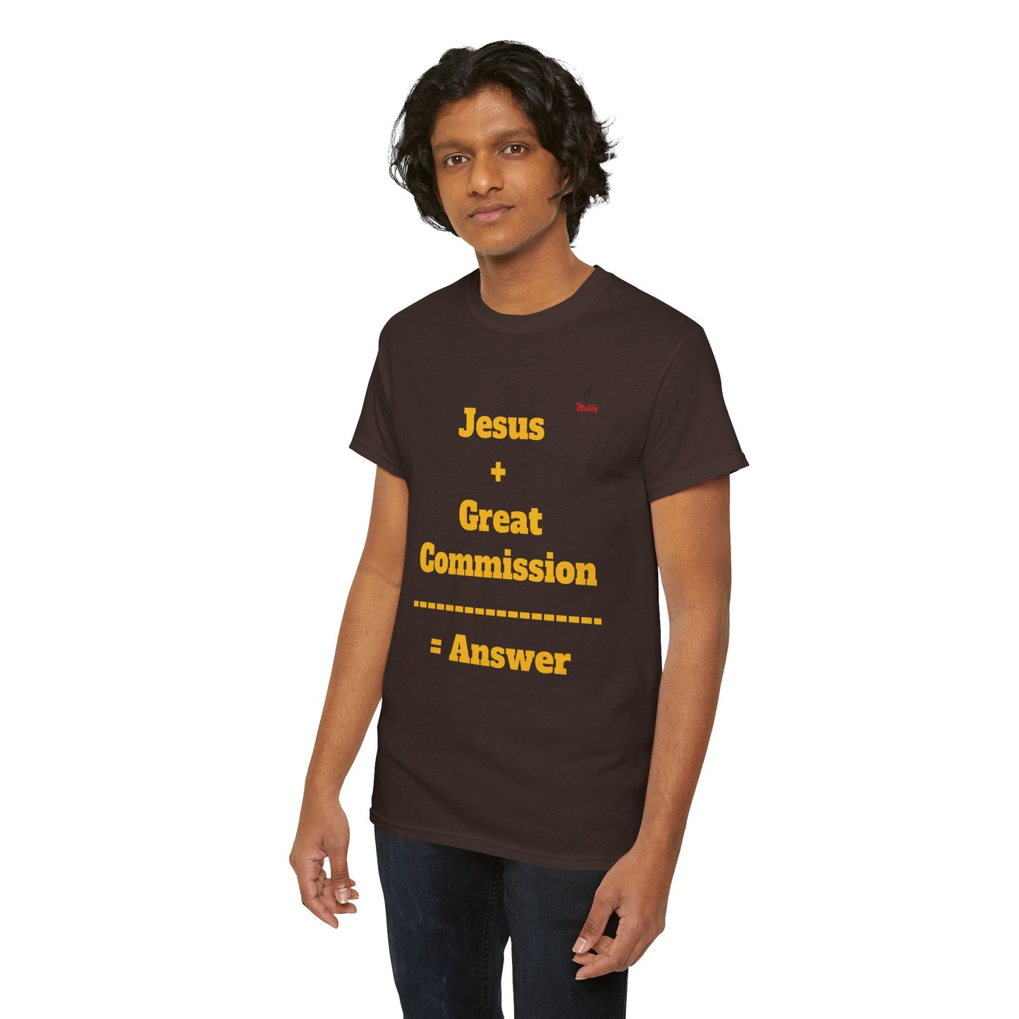 Jesus+Great Commission Unisex Heavy Cotton Tee