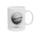 Unbreakable Woman, Standing Tall Under The Weight Of A Giant White Ceramic Mug, (11oz, 15oz), Heart of a Hero Cup