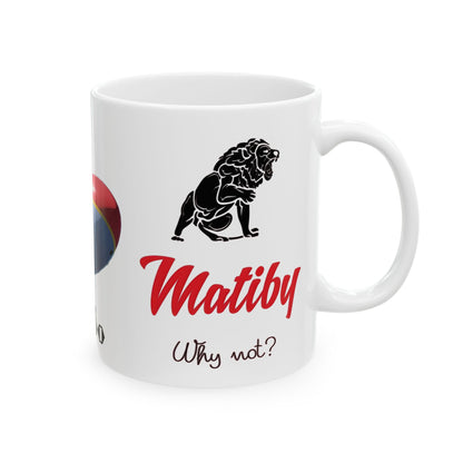 Matiby Airbo Ceramic Mug, (11oz, 15oz)