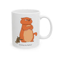 Grumpy By Nature Cat Lover White Ceramic Mug — Bossy Cats Cup 11oz & 15oz