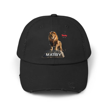 Matiby Lion Unisex Distressed Cap