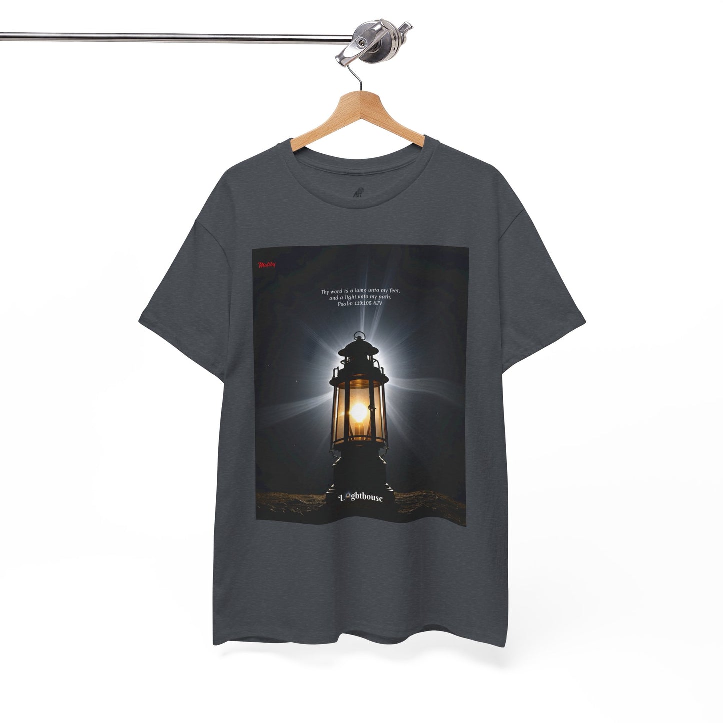 Lighthouse Psalm 119 Unisex Heavy Cotton Tee