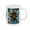 Contrast & Perspective #3 White Ceramic Mug — Time & Chance Daily Cup (11oz, 15oz)