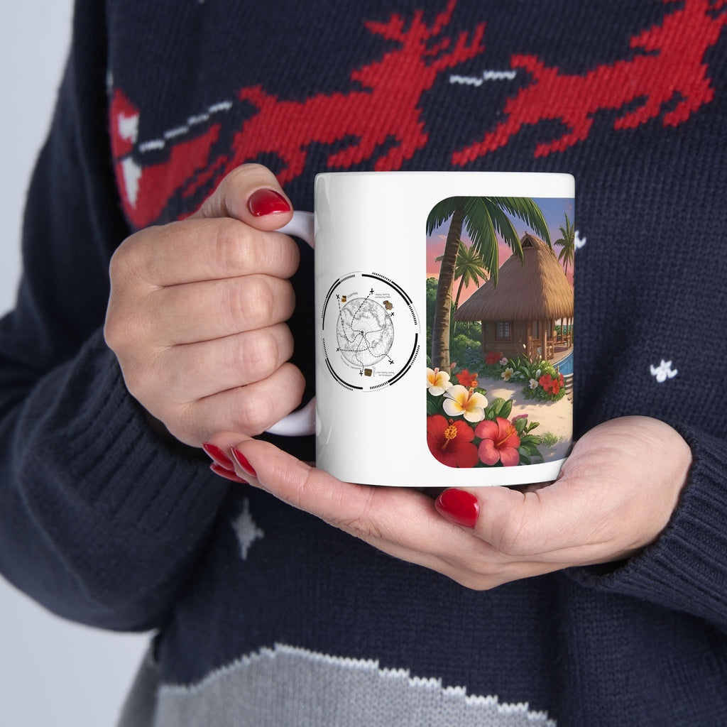 Cozy Architecture & Dreamy Landscapes #41 White Ceramic Mug – Homes Home Sweet Home Cup (11oz/15oz)