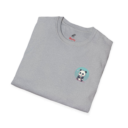 Panda With Boba Unisex Softstyle T-Shirt